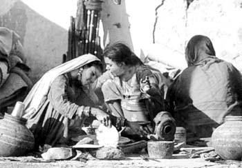 making chapatis