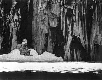 'Frozen Lake and Cliffs'