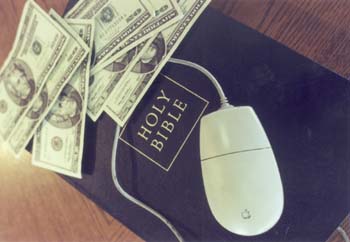 Money, mouse, Bible