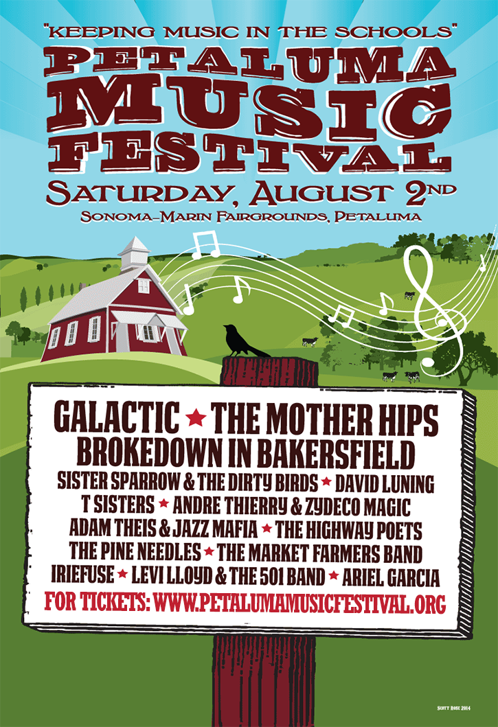 Aug. 2: Petaluma Music Festival