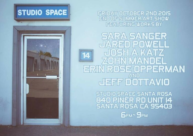 Oct. 2: New Space in Santa Rosa