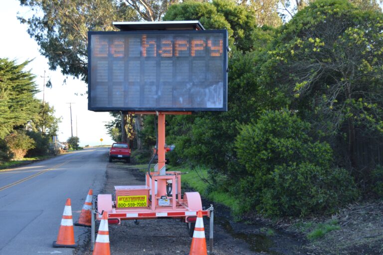 Altered Highway Sign Brings Joy to All that Behold it