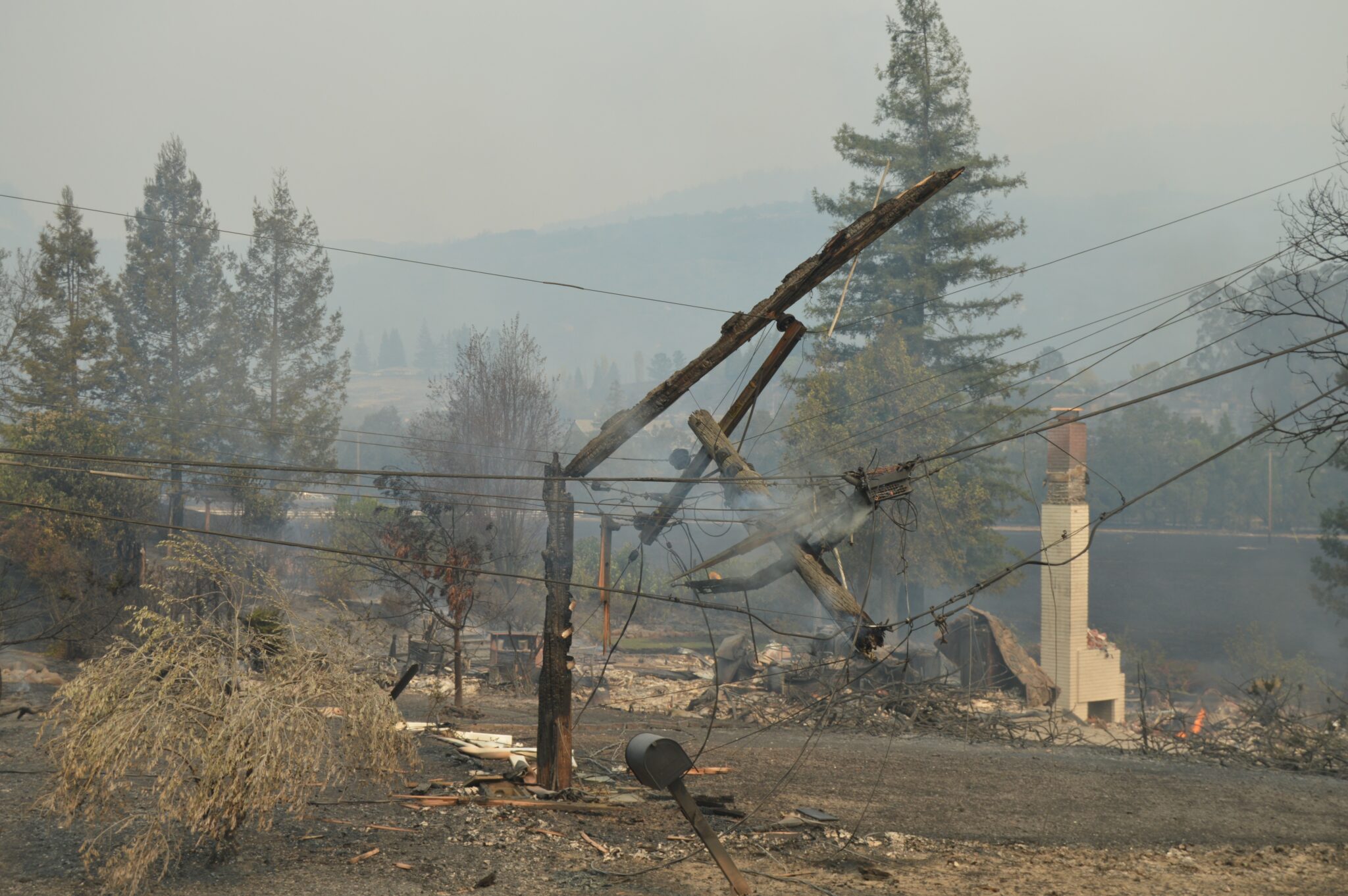 CalFire Says PG&E Downed Power Lines the Culprit in Four 2017