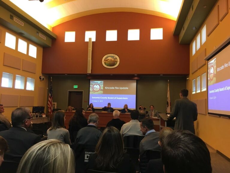 Sonoma County Declares Emergency Status Sonoma County Declares Emergency Status