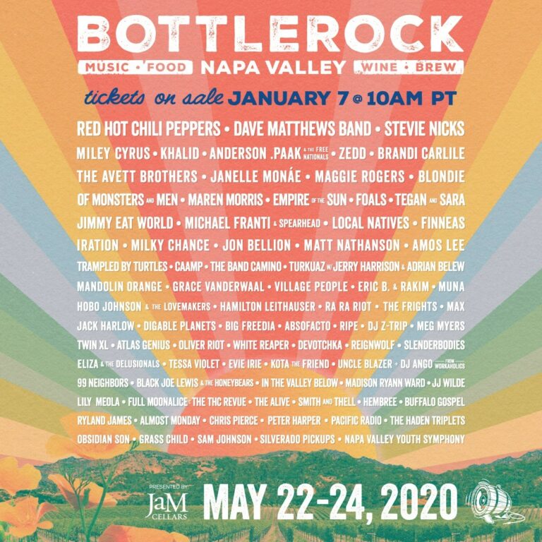 BottleRock 2020 Lineup Is Here