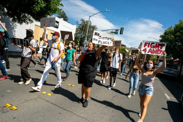 June 5 2020 Santa Rosa California protest