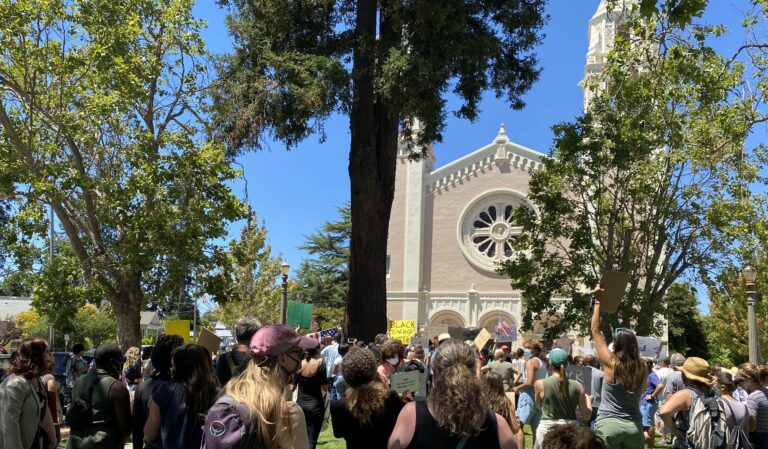 Rancor at Petaluma Protest over Black Teacher Firings