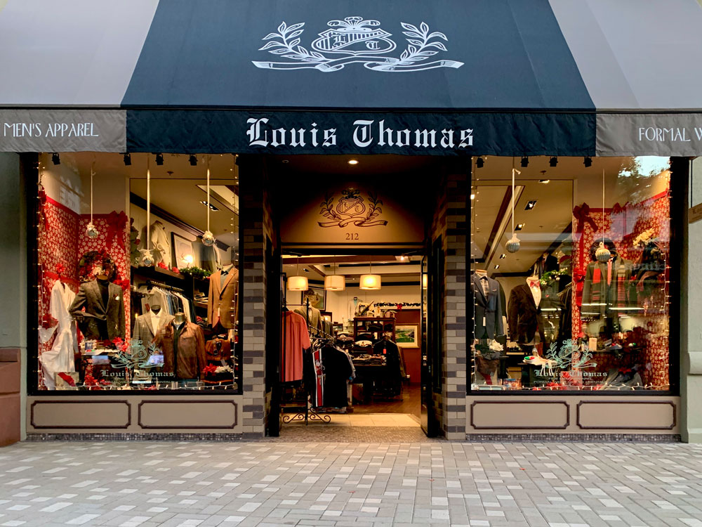 louis thomas, best mens clothing in the north bay