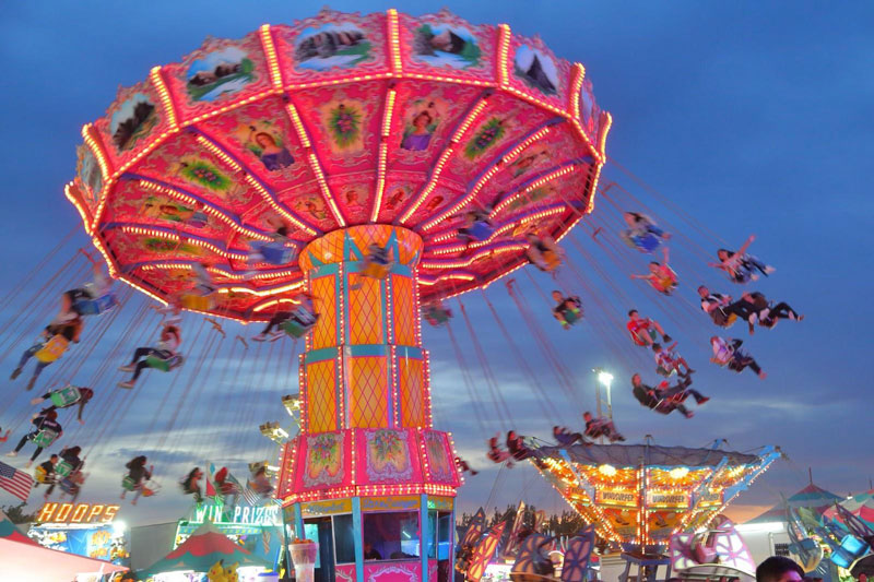 carnival rides, sonoma fair