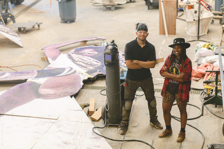 Petaluma Installation Celebrates People of Color at Burning Man