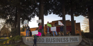 Petaluma Valley Hospital protest 2023 - Will Carruthers