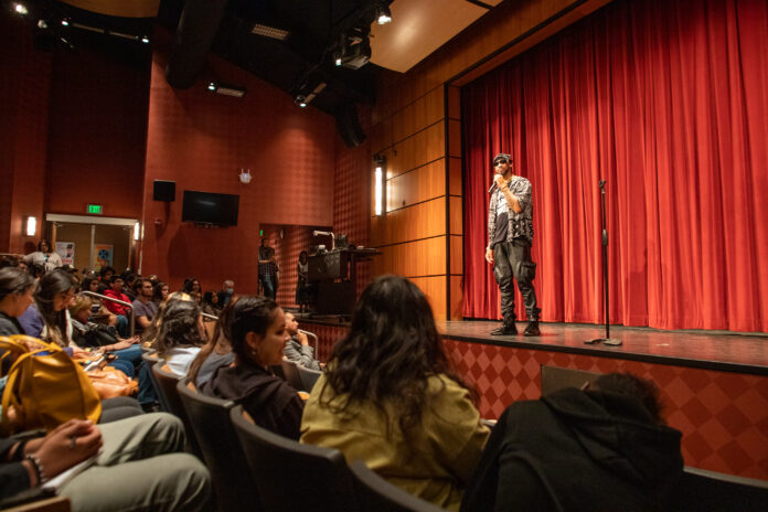 Chris Smalls at Santa Rosa Junior College - Photo by Chelsea Kurnick