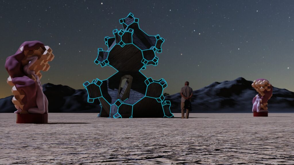 Complexahedron Night Rendering