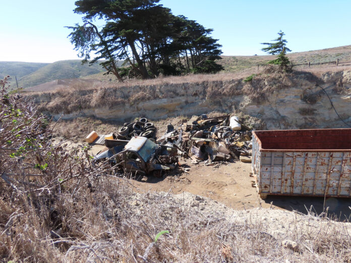 E Ranch Trash Heap - Photo by Peter Byrne