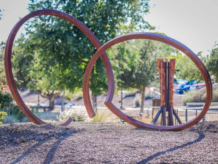 Geometric Muse: LBC Sculpture Garden shapes up