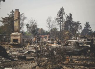 ‘Inflamed’ highlights some of the heroes of the Tubbs Fire California National Guard - Santa Rosa, California - Tubbs Fire