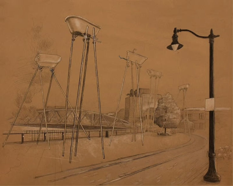 Petaluma’s Controversial Bathtub Art Under 24-Hour Police Watch