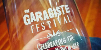 Wine glass from The Garagiste Festival