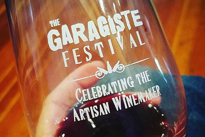 Wine glass from The Garagiste Festival