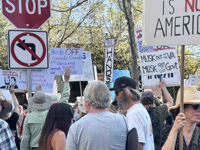 Thousands Join Growing Local Protest Movement Against Trump, Musk Thousands Join Growing Local Protest Movement Against Trump, Musk