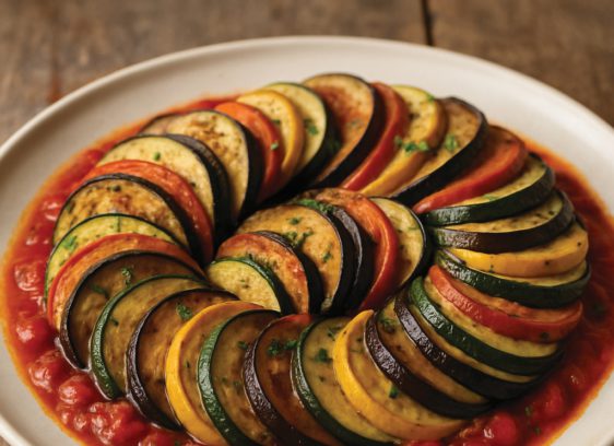 The ingredients for ratatouille season, the French dish of stewy vegetables, are in season now.
