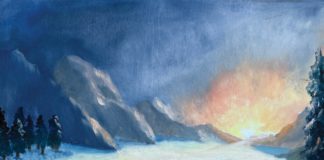 The Upstairs Art Gallery welcomes the season with Colors of Winter, a bright mix of paintings, pendants and bracelets celebrating the hues that cut through the cold.