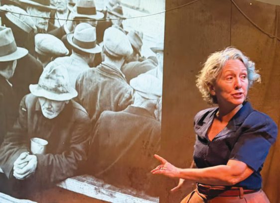 The Sonoma Valley Museum of Art has jumped headfirst into the pool of found space theater with its current exhibition, Last West: Roadsongs for Dorothea Lange, and the sold-out theatrical experience that accompanies it.
