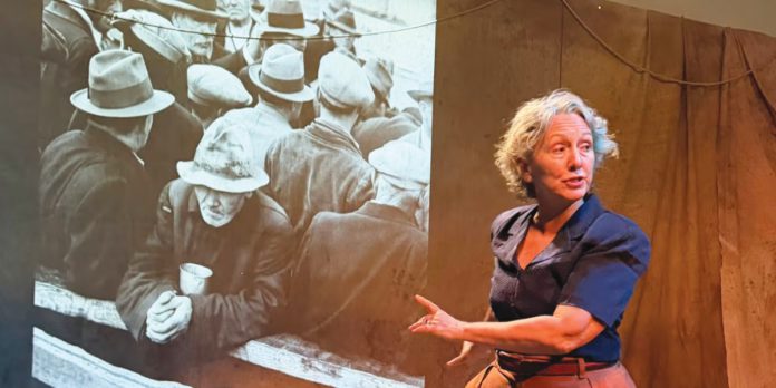 The Sonoma Valley Museum of Art has jumped headfirst into the pool of found space theater with its current exhibition, Last West: Roadsongs for Dorothea Lange, and the sold-out theatrical experience that accompanies it.