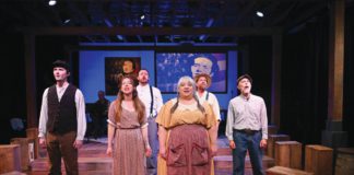 Mercury Theater’s latest production, Woody Guthrie’s American Song, keenly reminds us, wearily and sadly, that history often repeats.