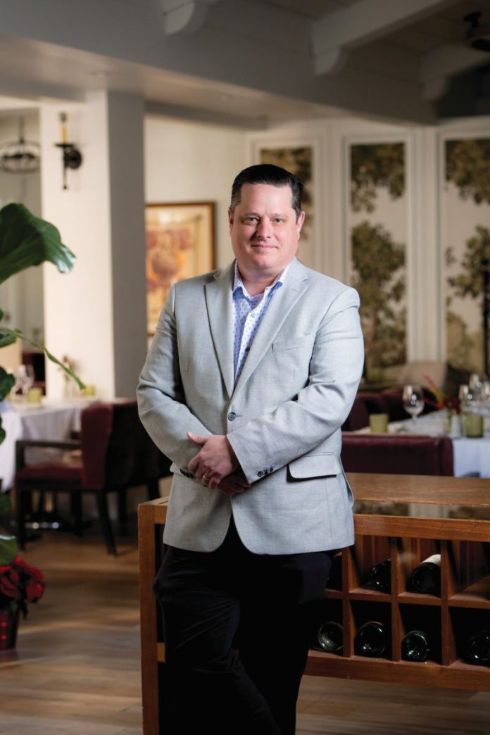 Brice Giannotti recently started his job as the general manager at Santé and 38• North in the Fairmont Sonoma Mission Inn & Spa.