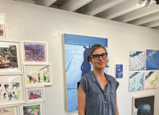 Anna Simson’s exhibit, ‘On Motherhood in a Time of Monsters,’ runs through Saturday, March 28 at Slough City Studios, 409 Petaluma Blvd. S, Suite C, Petaluma.