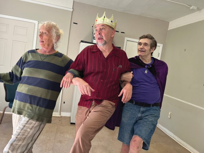 Pegasus Theater Company members, distraught over the violent and oppressive direction the U.S. government is going, take a stand by mounting a resistance production they are calling Push Back.