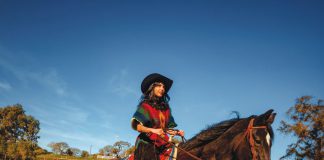 In Xochitl’s first presentation on the Trashion Fashion runway, she aims to make a splash by entering an entire collection of five thematic looks (into a show of mostly single look entries)