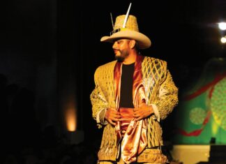 Trashion Fashion Runway Show designers must use materials that have been previously used—rescued from the trash, recycling bins or thrift stores.