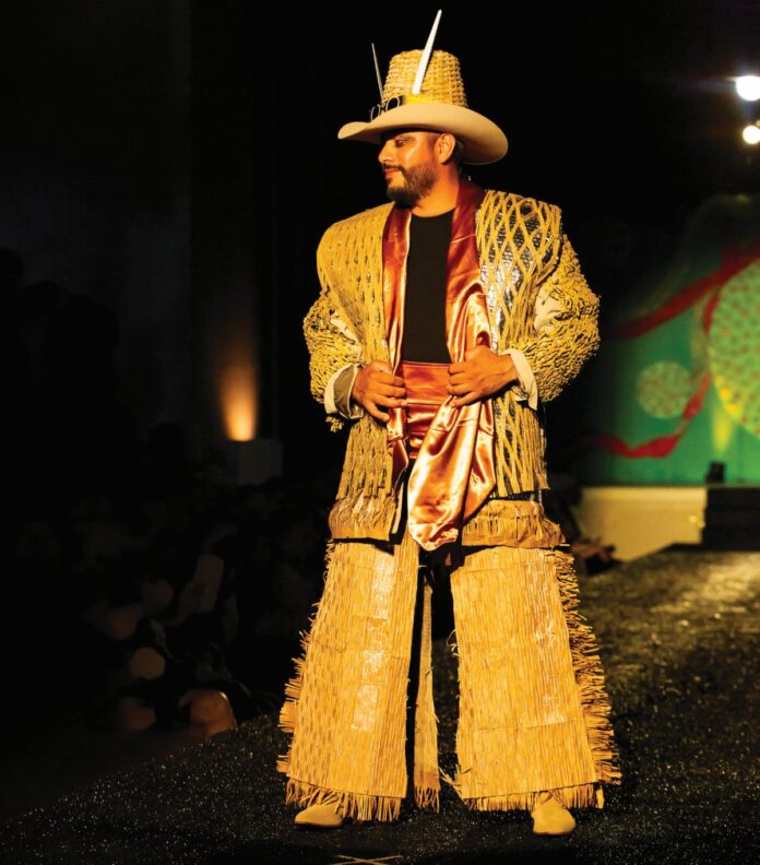 Trashion Fashion Runway Show designers must use materials that have been previously used—rescued from the trash, recycling bins or thrift stores.