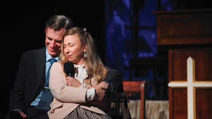 After a series of lightweight comedies and Broadway musicals, Cinnabar Theater gets serious with a production of Lucas Hnath’s 'The Christians.'