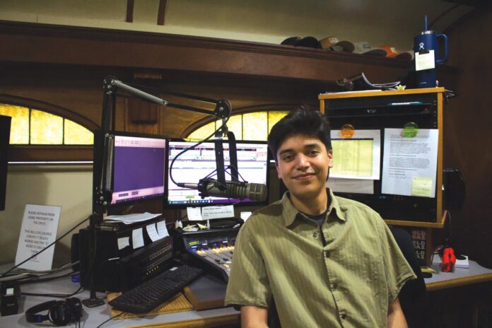 Aurelio Aguilar was hired by Wine Country Radio to be an on-air producer and board operator for The Drive, their flagship program. Now, he's also a show co-host.