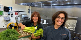 At ExtraFood’s SOUPer Food Kitchen, celebrity chef Heidi Krahling and volunteers prepare 600 meals weekly for low-income seniors and homebound seniors.