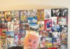 Every George Shult postcard is cut from watercolor paper and fronted with photocopied or hand-reproduced art—iconic, comic, camp, historic.