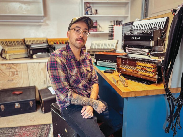Big Squeeze, Second Wind Accordion Repair’s Kalei Yamanoha