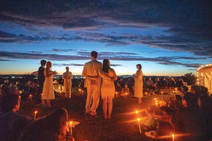 Actors perform Shakespeare outdoors at Chateau St. Jean Winery in Kenwood.