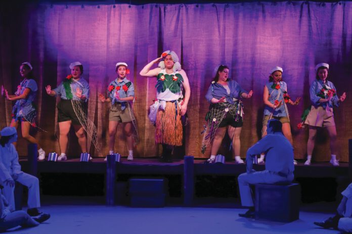 Cast members perform in 6th Street Playhouse’s South Pacific,